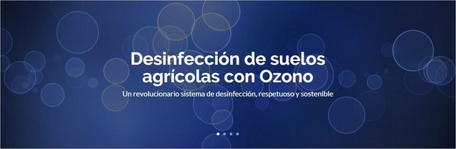 Tratamiento desinfección de suelo con ozono en Agricultura